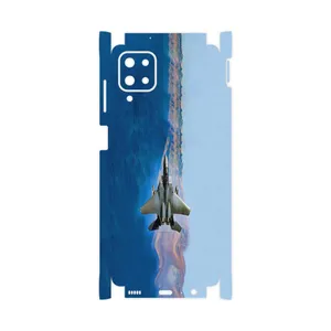 MAHOOT Fighter plane F15-FullSkin Cover Sticker for Samsung Galaxy A12 Nacho