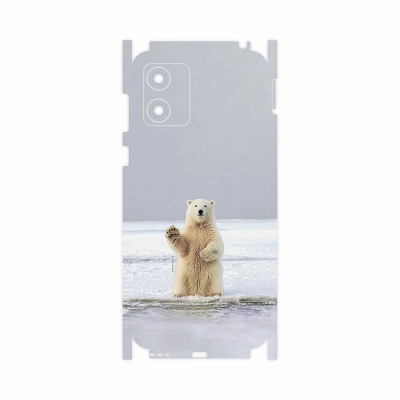 برچسب پوششی ماهوت مدل Polar_bear-FullSkin مناسب برای گوشی موبایل موتورولا Moto E13