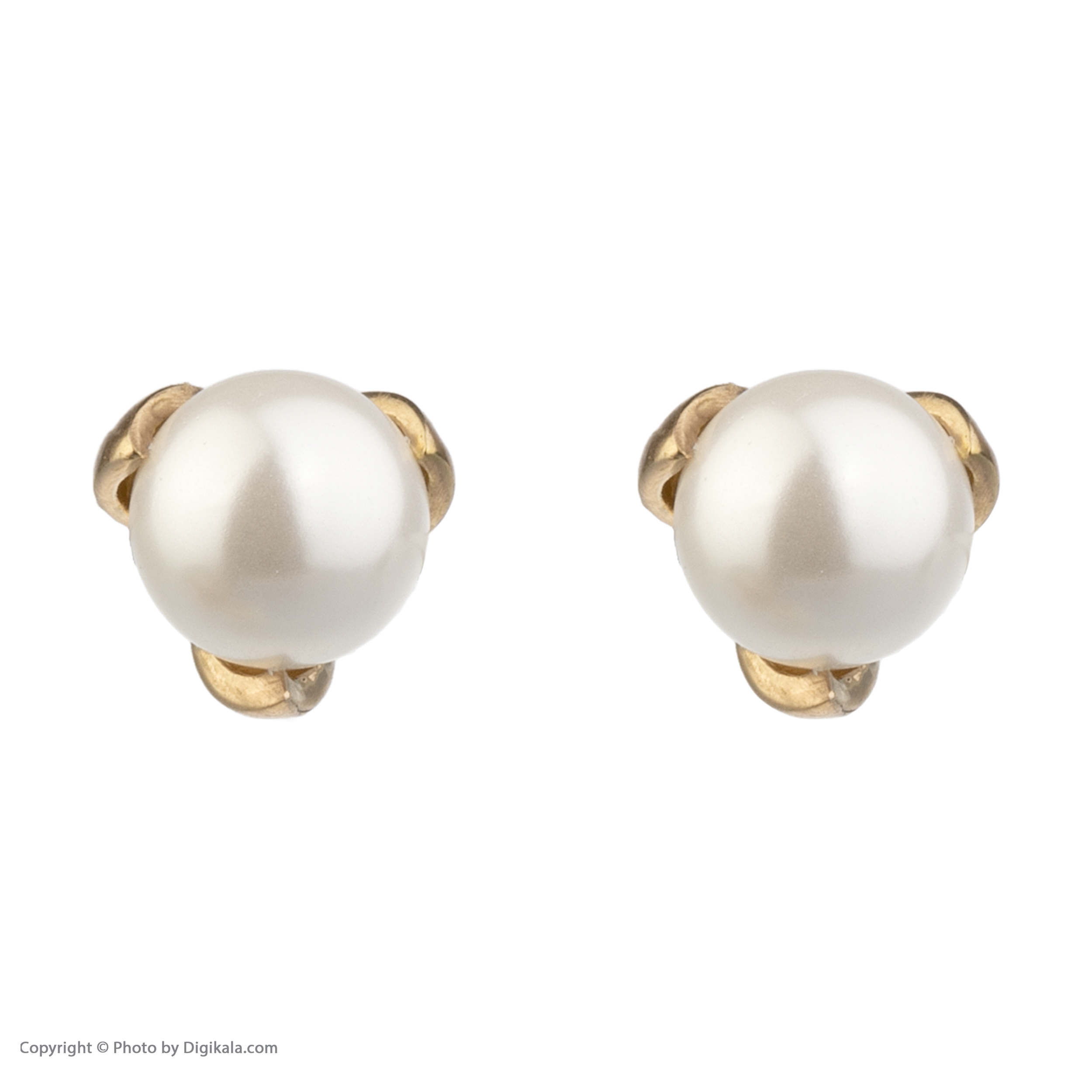 گوشواره طلا 18 عیار زنانه تاج مدل 3A006