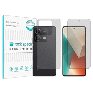 Matte Rockspace HyMTT screen protector suitable for Xiaomi Redmi Note 13 mobile phone with back protector