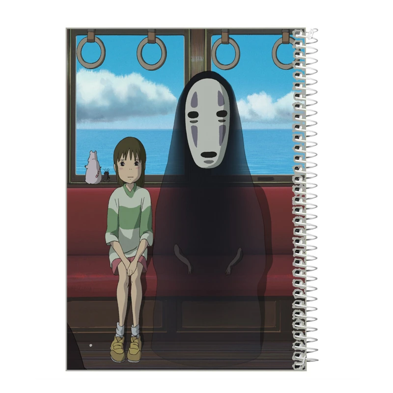 دفتر نقاشی 40 برگ طرح انیمه شهر اشباح مدل نو فیس