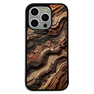 AKAM AMC-WA15PRO-WOOD-1 Cover For Apple iPhone 15 Pro