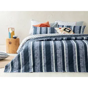   روتختی انگلیش هوم مدل Denim Stripe Çok Amaçlı سایز 240×220 سانتی متر