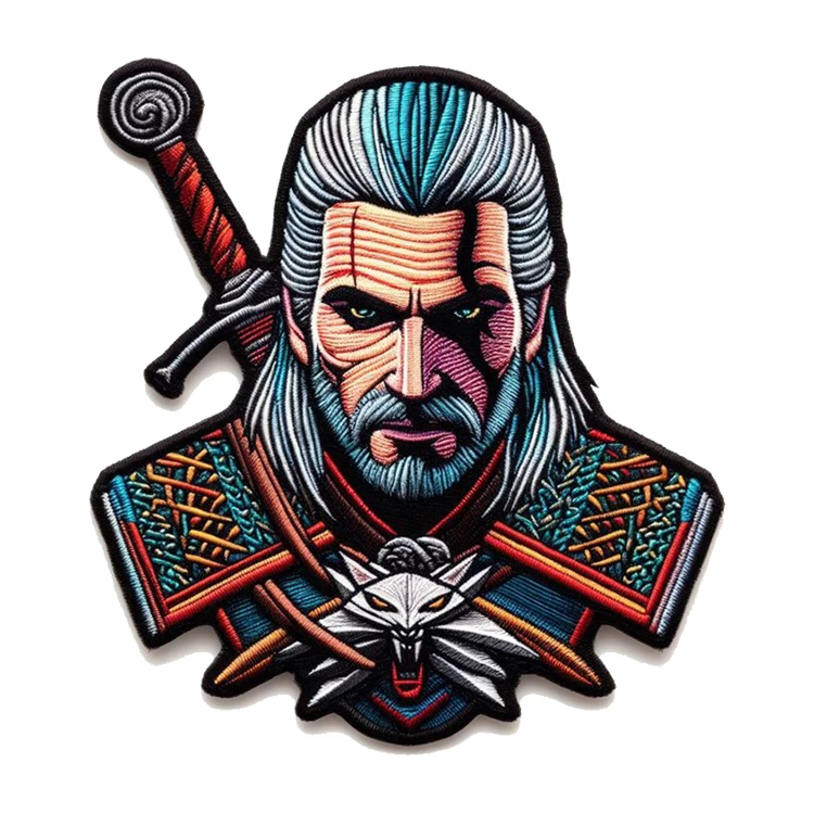 استیکر پارچه و لباس پاد آفرین مدل ویچر کد 2234