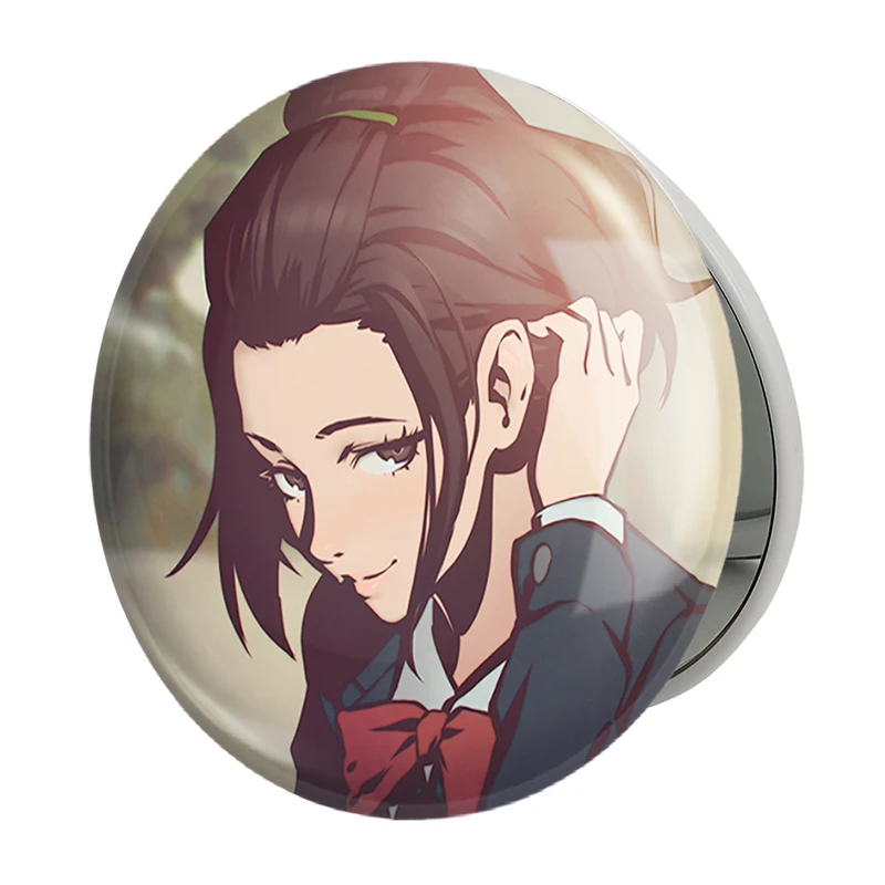 آینه جیبی خندالو طرح ساتومی انیمه انگل مدل تاشو کد 33732