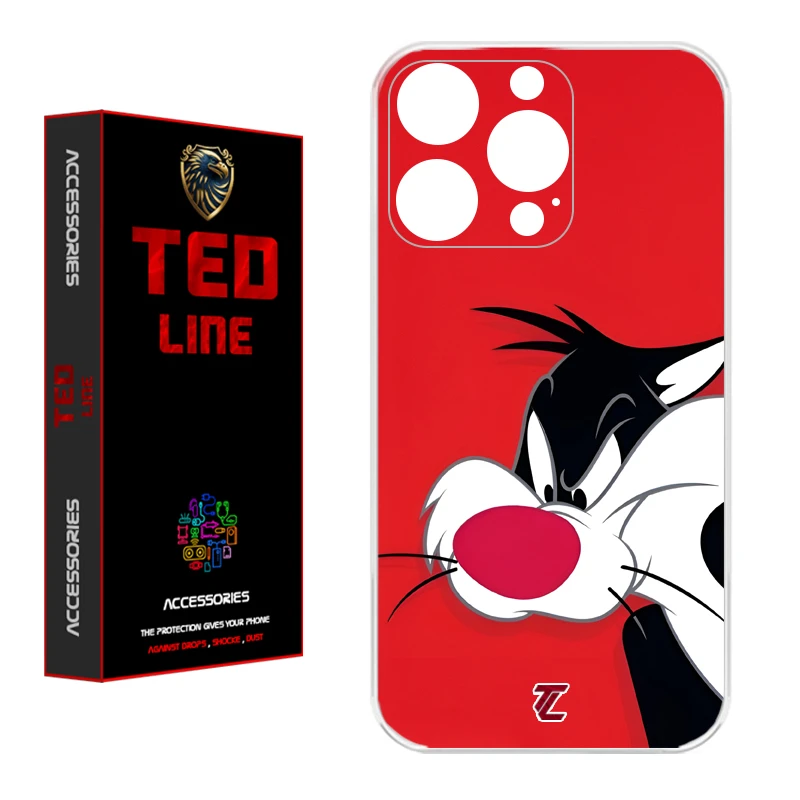 کاور تدلاین طرح کارتون سیلوستر کد 1221 مناسب برای گوشی موبایل اپل Iphone 14 Pro Max