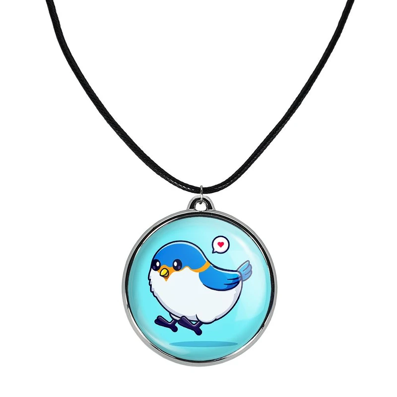 گردنبند خندالو مدل حیوانات بامزه گنجشک کد 2969429695