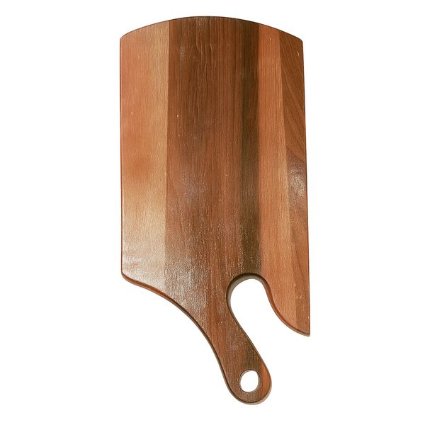 تخته برش مدل چوبی طرح تبر دسته کج