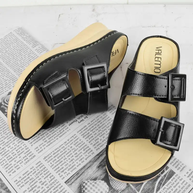 دمپایی زنانه ولمو مدل وینکلر کد BK.2938