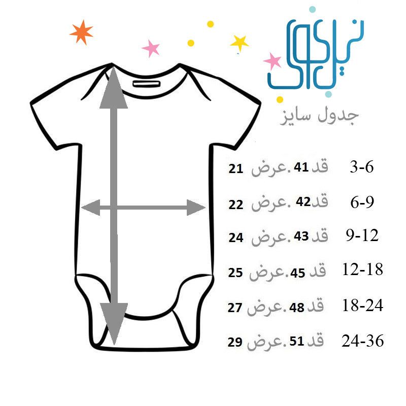 بادی نوزادی نیل کوک مدل CWE مجموعه 3 عددی -  - 6