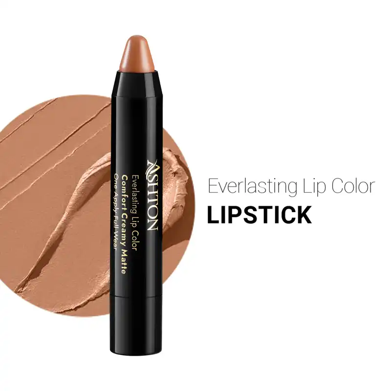 رژ لب مدادی اشتون مدل مات مخملی شماره CM07