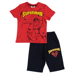 ست تی شرت و شلوارک پسرانه مدل Super4021