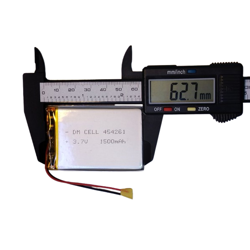 باتری لیتیومی دی ام سل مدل DM-454261 ظرفیت 1500 میلی آمپر ساعت