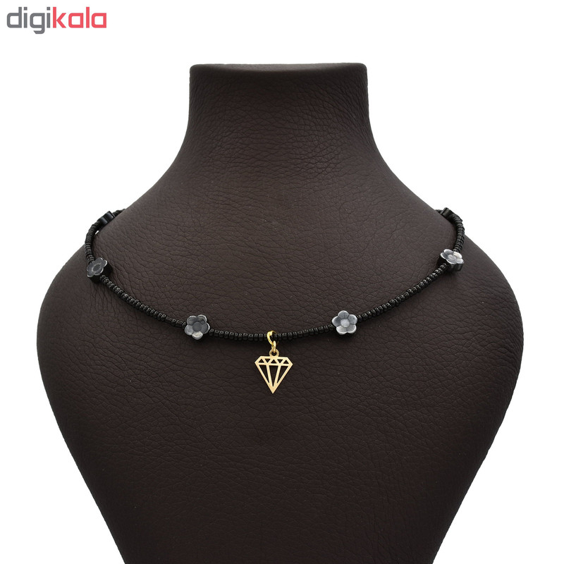 گردنبند طلا 18 عیار زنانه الن نار مدل الماس 5533000