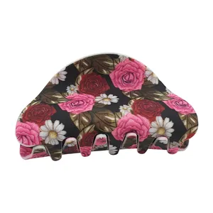 کلیپس مو دخترانه مدل گل كد KLP696