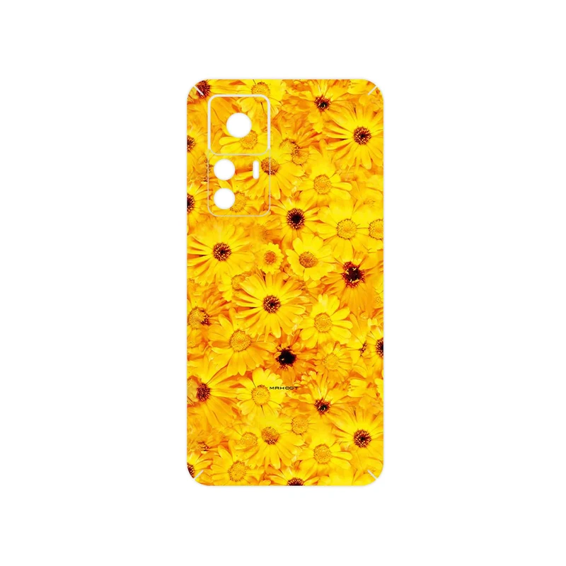 برچسب پوششی ماهوت مدل Yellow_Flower مناسب برای گوشی موبایل شیائومی 12T