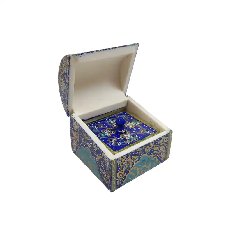 جعبه جواهرات استخوانی طرح تذهیب کد 03