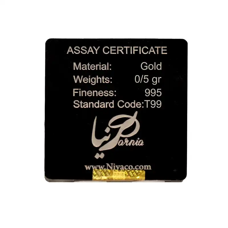 شمش طلا 24 عیار پرنیا مدل انار یلدا