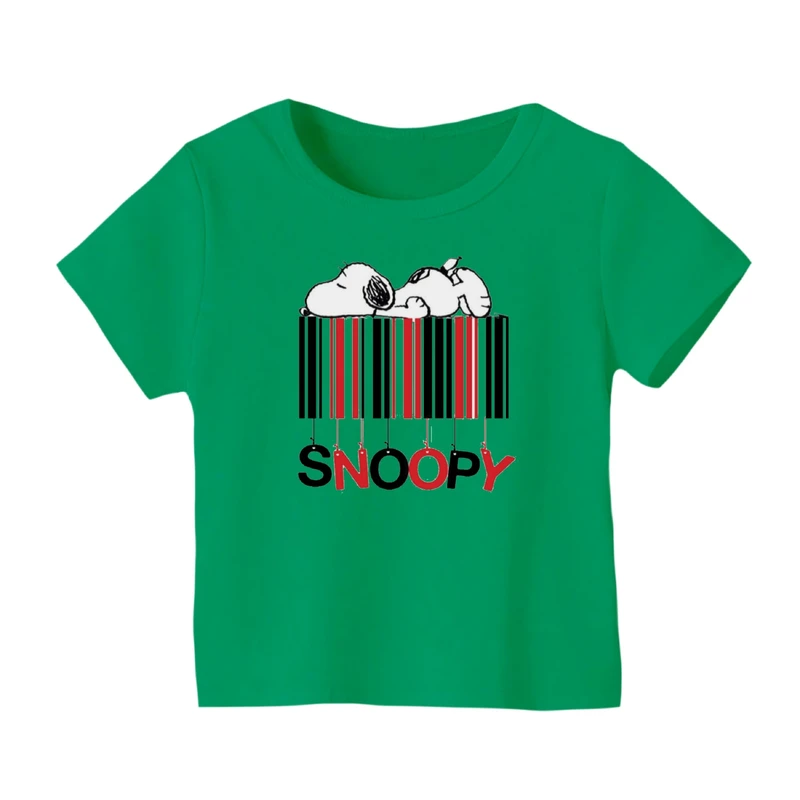 تی شرت آستین کوتاه بچگانه مدل اسنوپی کد ۶۴