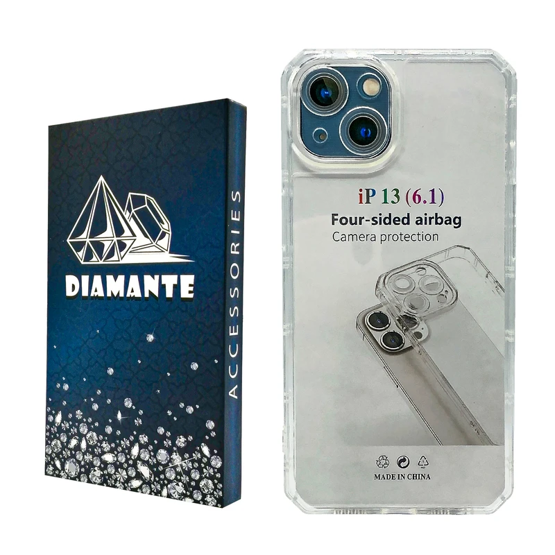 کاور دیامانته مدل Nahid Navy مناسب برای گوشی موبایل اپل iPhone 13