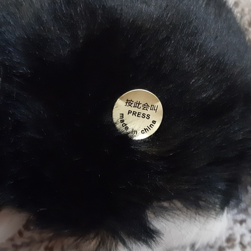 عروسک مدل سگ خوابیده روی تشک کد 02 طول 18 سانتی متر