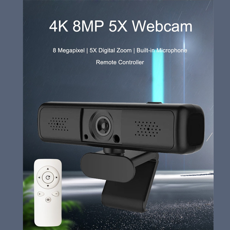 وب کم مدل 4K 8MP 5X With Remote Control