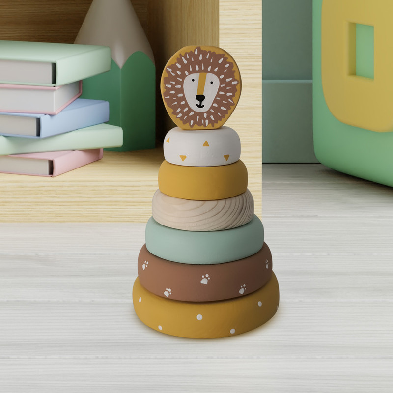 بازی فکری برج هیجان طرح شیر مدل Mkids56-D