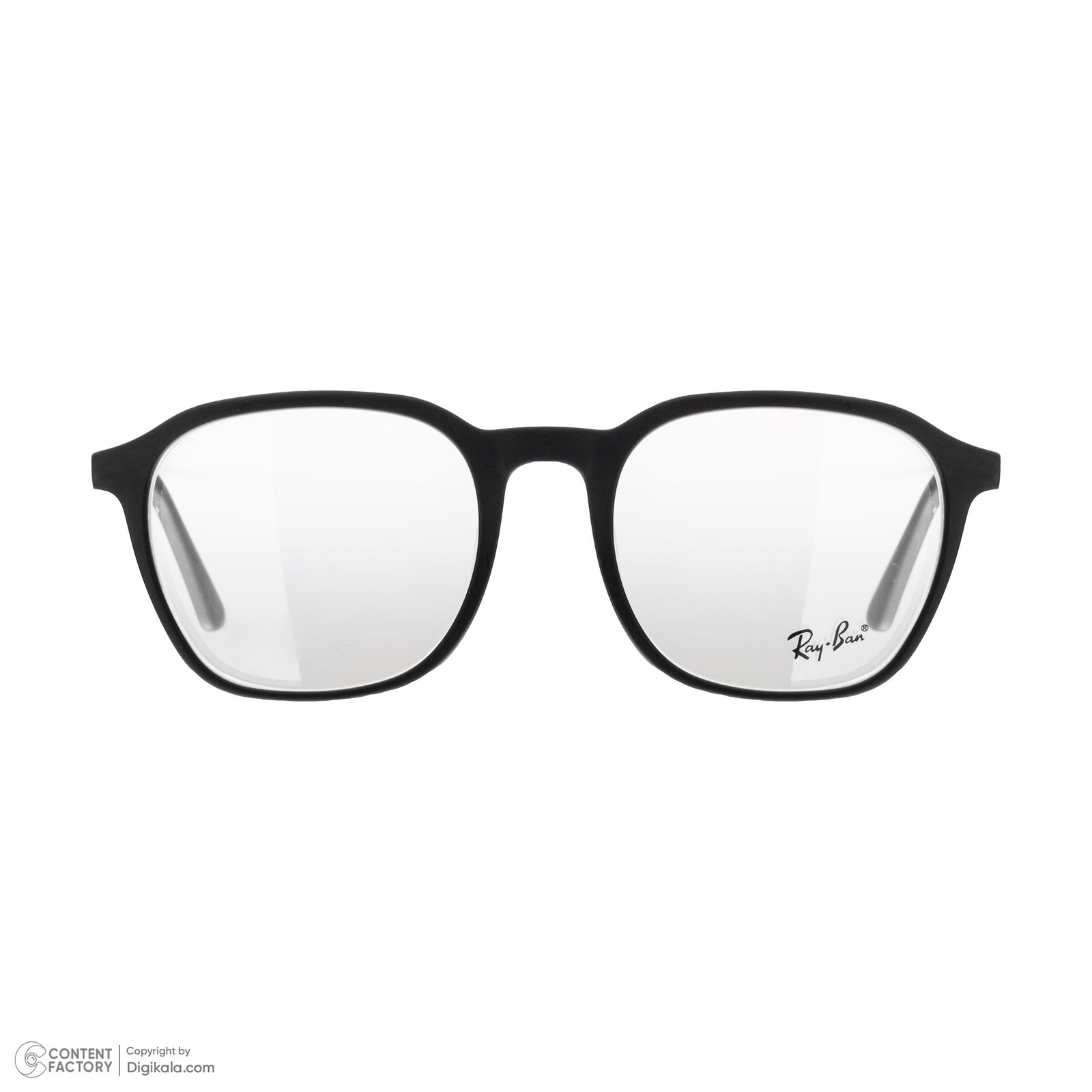 فریم عینک طبی مربعی ری بن مدل RB5390-2008 مناسب برای صورت بیضی، قلب و گرد -  - 2