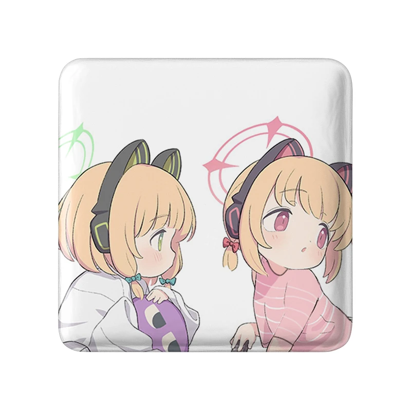 مگنت خندالو طرح بازی آرشیو آبی (Blue Archive) مدل مربعی کد 34394