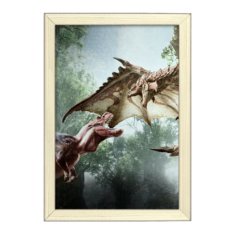 تابلو خندالو طرح بازی شکارچی هیولا (Monster Hunter) کد 33204