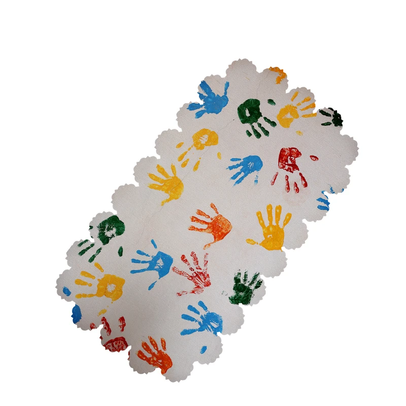  رومیزی طرح دست رنگی کد 6163R