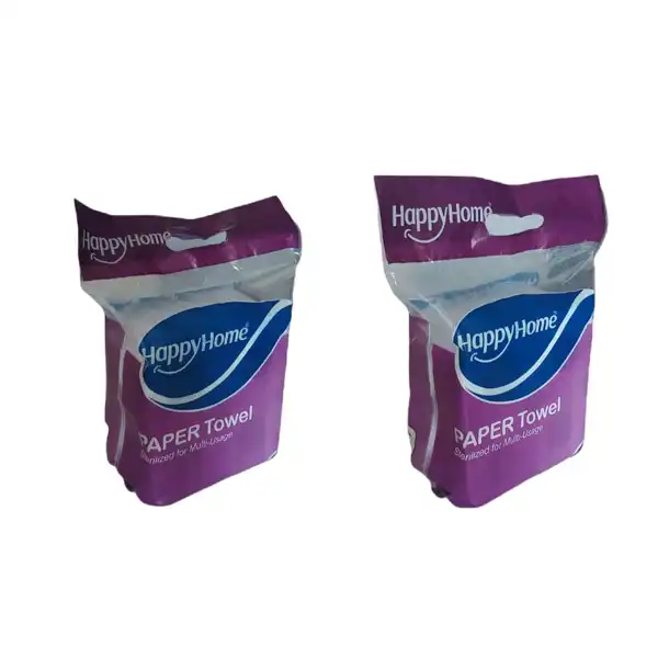 دستمال توالت هپی هوم مدل 4 بسته 4 عددی