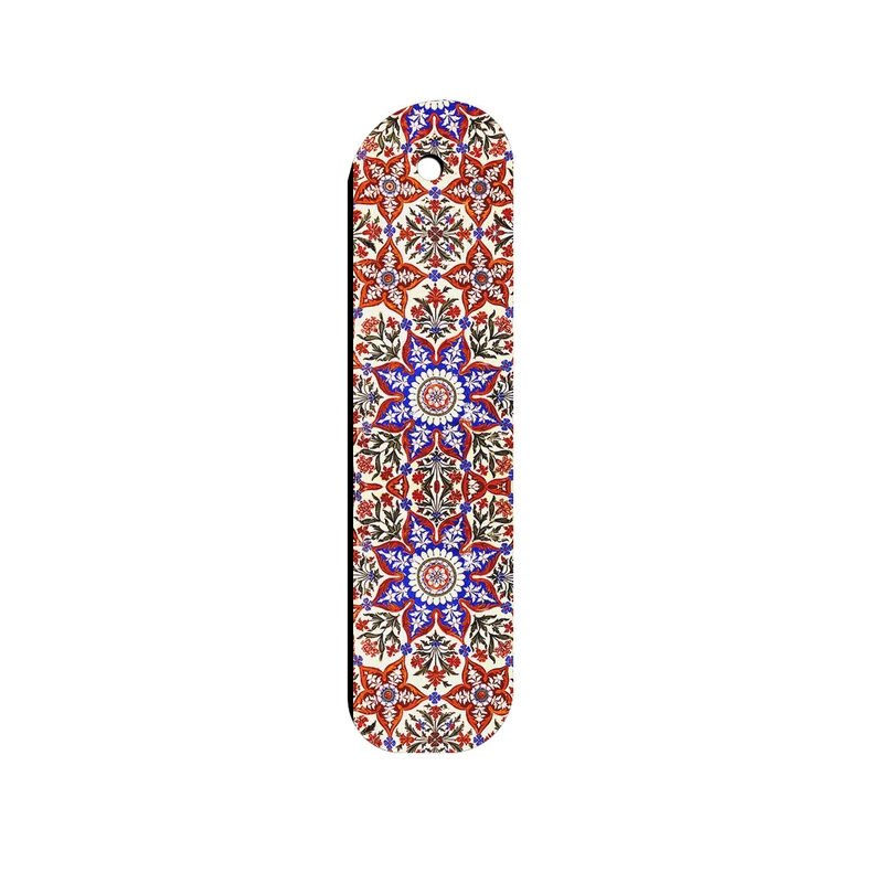 نشانگر کتاب ترمه طراحان ایده مدل کاشی قرمز کد cfp100