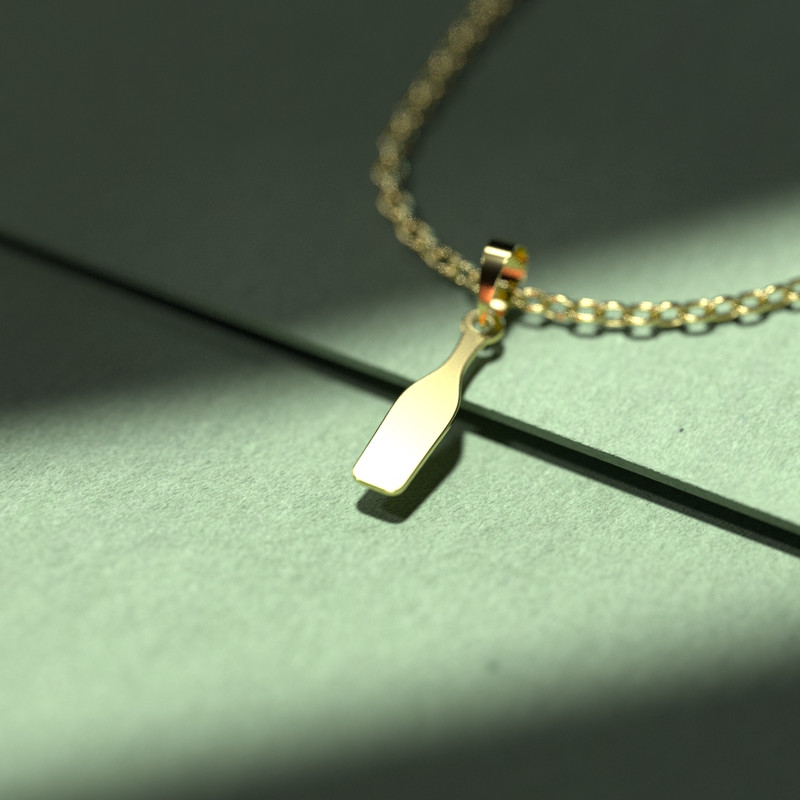 گردنبند طلا 18 عیار زنانه مدوپد مدل بطری کد TT2-1-1120