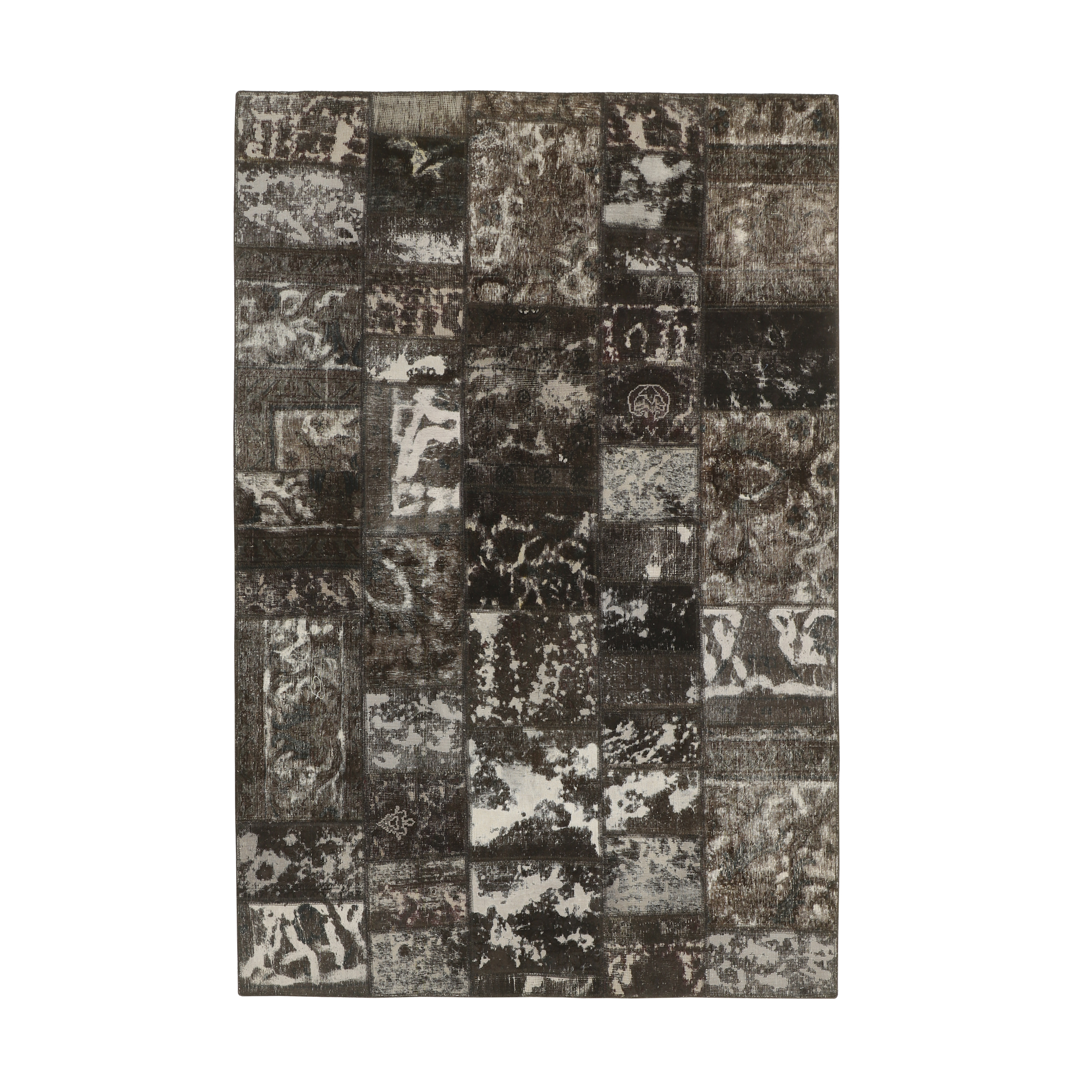  کلاژ فرش دستبافت چهار متری مدل تکه دوزی کد 540987