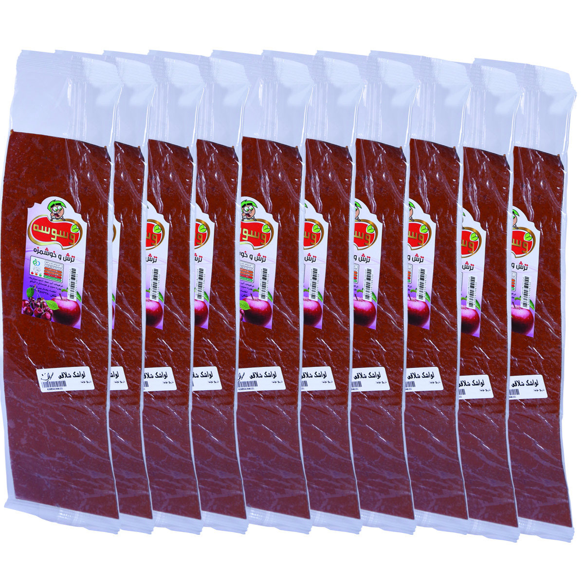 لواشک تخت وسوسه - 100 گرم بسته 10 عددی