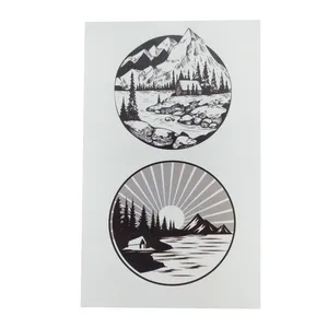 تتو موقت طرح طبیعت و کوهنوردی