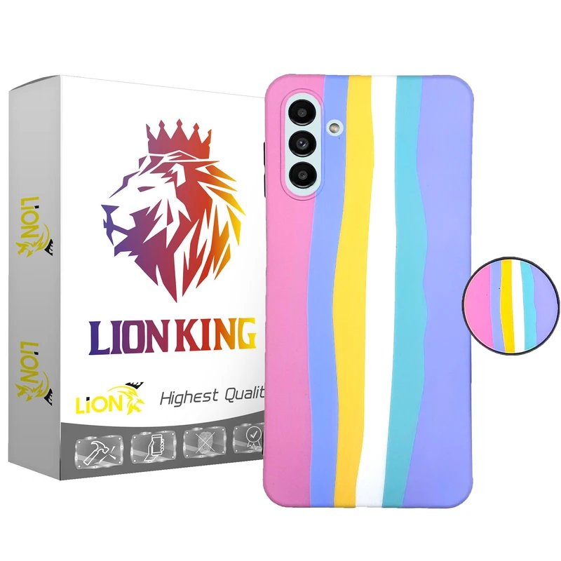 کاور لاین کینگ مدل IMD RANGINKAMAN مناسب برای گوشی موبایل سامسونگ Galaxy A13 5G به همراه پایه نگهدارنده