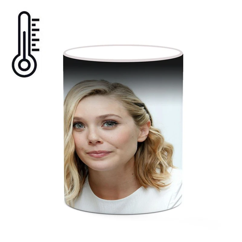 ماگ حرارتی کاکتی طرح الیزابت اولسن Elizabeth Olsen مدل mgh25845