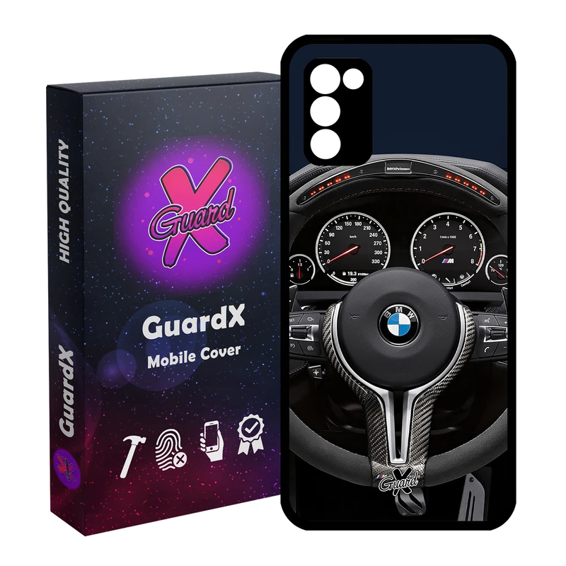 کاور گارد ایکس طرح BMW مدل Glass10345 مناسب برای گوشی موبایل سامسونگ Galaxy A02s / M02s