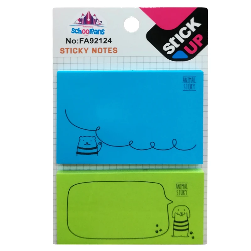 کاغذ چسب دار اسکول فنی مدل fa-92124 کد 140786 مجموعه 2 عددی