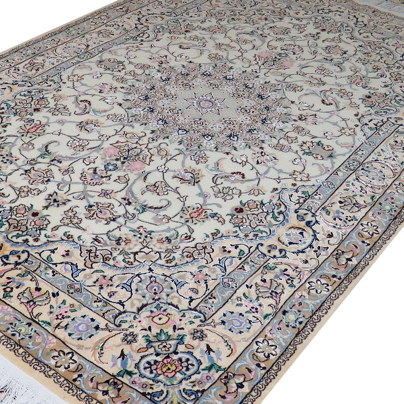 فرش دستبافت 4 متری مدل لچک ترنج نائین 9لا کد 865