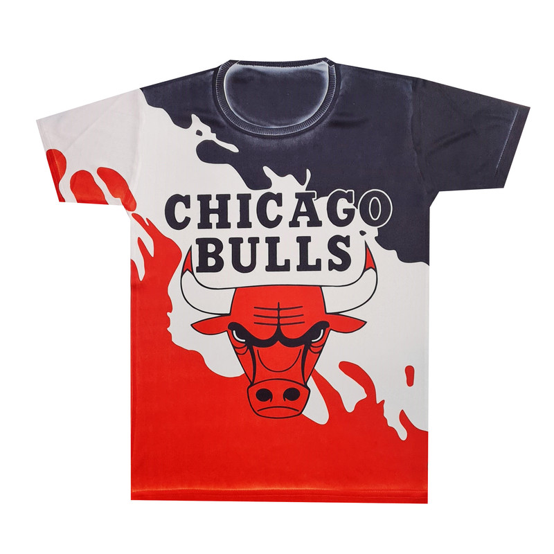 تی شرت ورزشی پسرانه مدل CHICAGO BULLS کد CH01