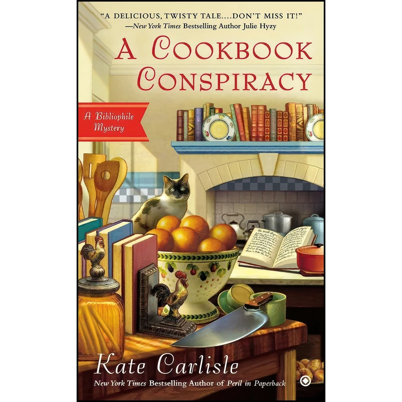 کتاب A Cookbook Conspiracy  اثر Kate Carlisle انتشارات Berkley