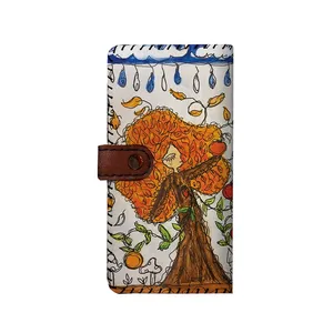 کیف پول چرمی ترمه طراحان ایده مدل بنددار قامت پاییز کد snm002