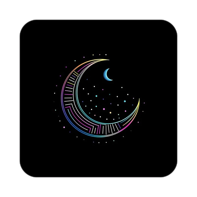 زیر لیوانی کاکتی طرح ماه و ستاره مدل mp53073