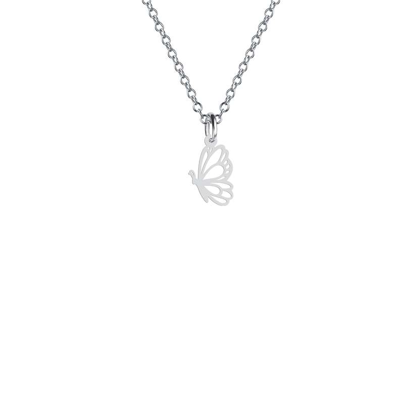 گردنبند نقره زنانه هایکا مدل پروانه کد n.ha2_960 گردنبند نقره زنانه هایکا مدل پروانه کد n.ha2_960