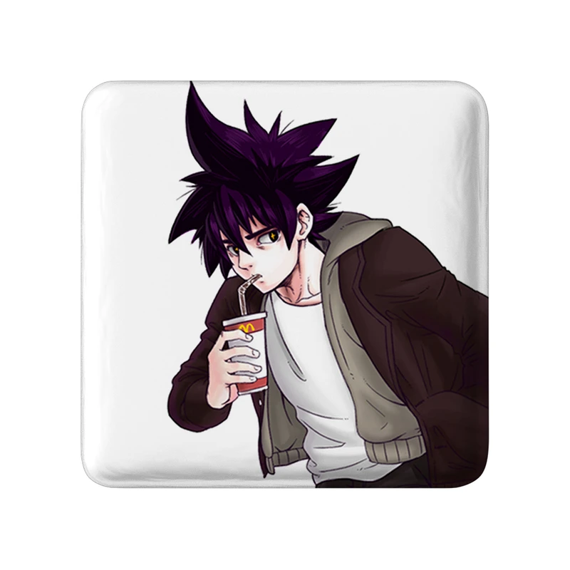 پیکسل خندالو طرح جین موری انیمه خدای دبیرستان مدل مربعی کد 34934