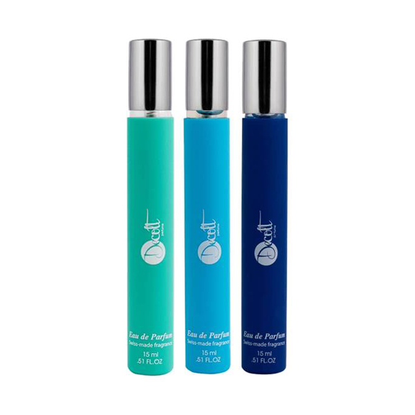 عطر جیبی مردانه دکلت مدل 235 حجم 15 میلی لیتر مجموعه 3 عددی