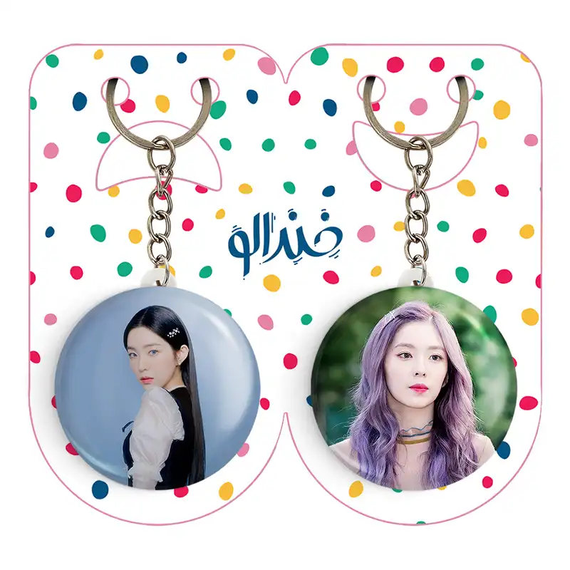 جاکلیدی خندالو مدل آیرین گروه رد ولوت Red Velvet کد 1965619650 مجموعه 2 عددی